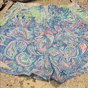 Two Pair Lilly Pulitzer Luxletic Shorts